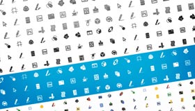 New Designers and Developers Icon Set