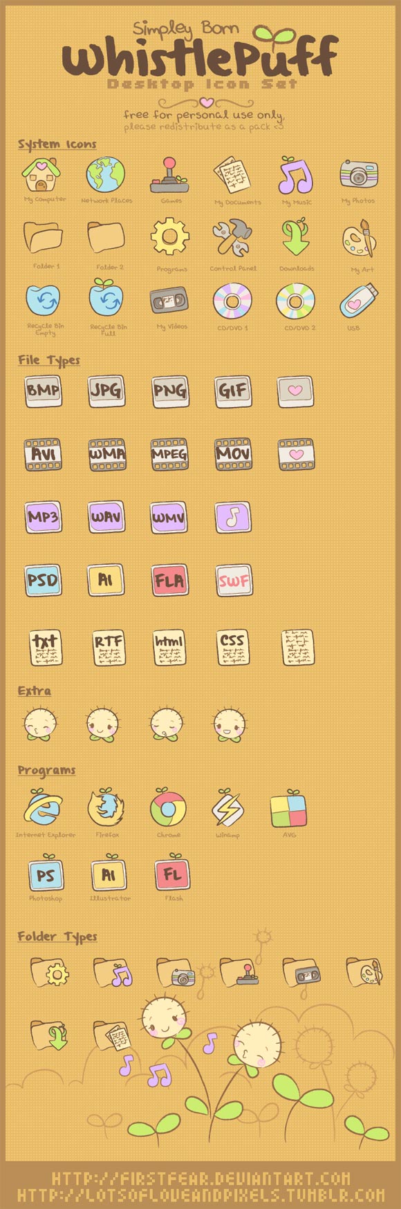 WhistlePuff Desktop Set